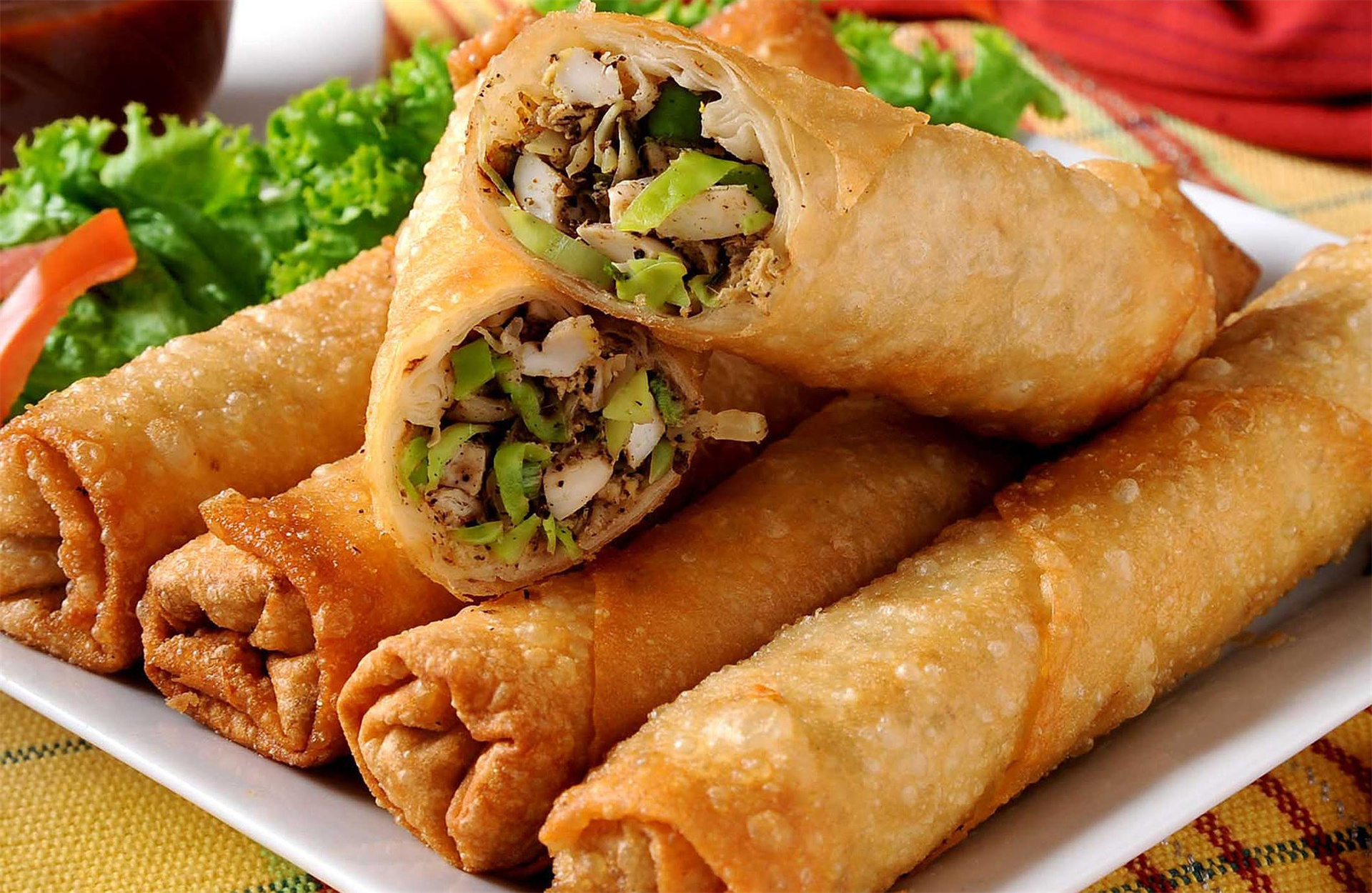 Fried Spring Rolls at Stayton Hongkong Cafe, Chinese Restaurant in Stayton